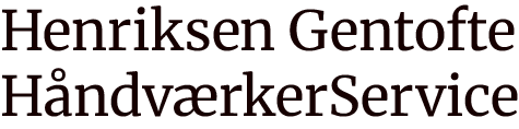 Henriksen Gentofte HåndværkerService